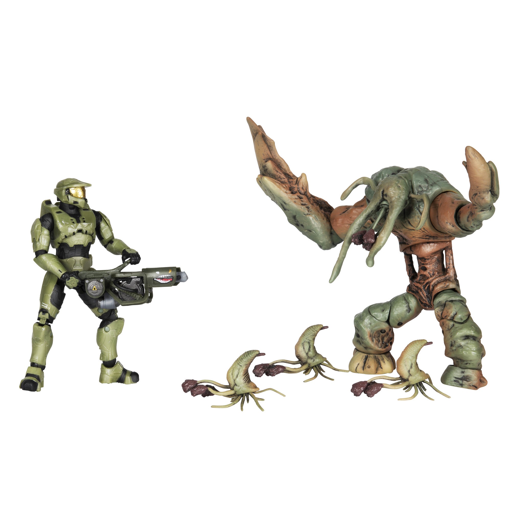 Halo Action Figure Pack - Master Chief vs. Flood