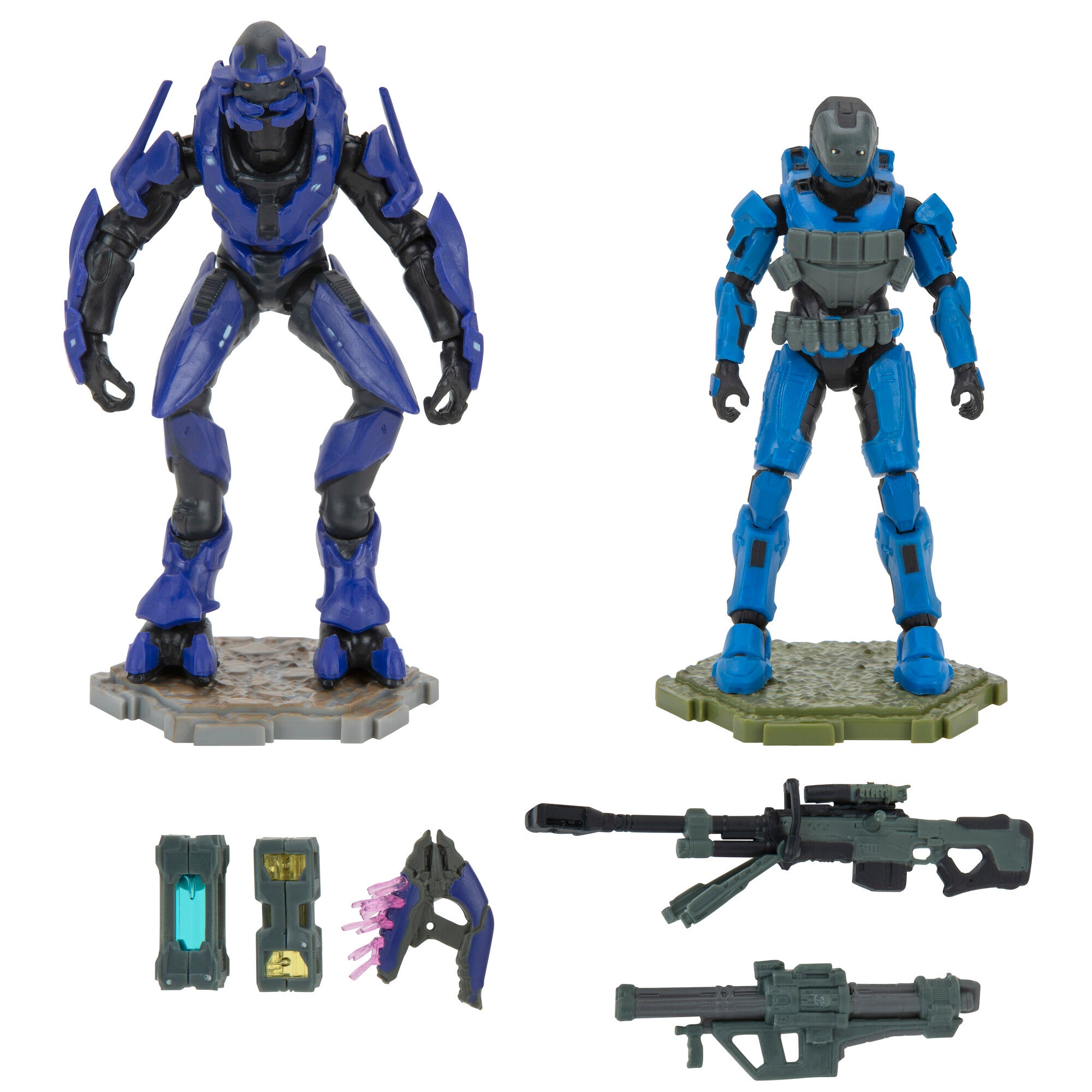 Halo Action Figure Pack - Spartan Gungnir and Elite Mercenary - Image 4