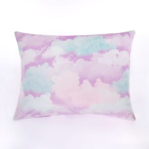 Pastel Clouds Purple SquishPillow Pillowcase (Standard)