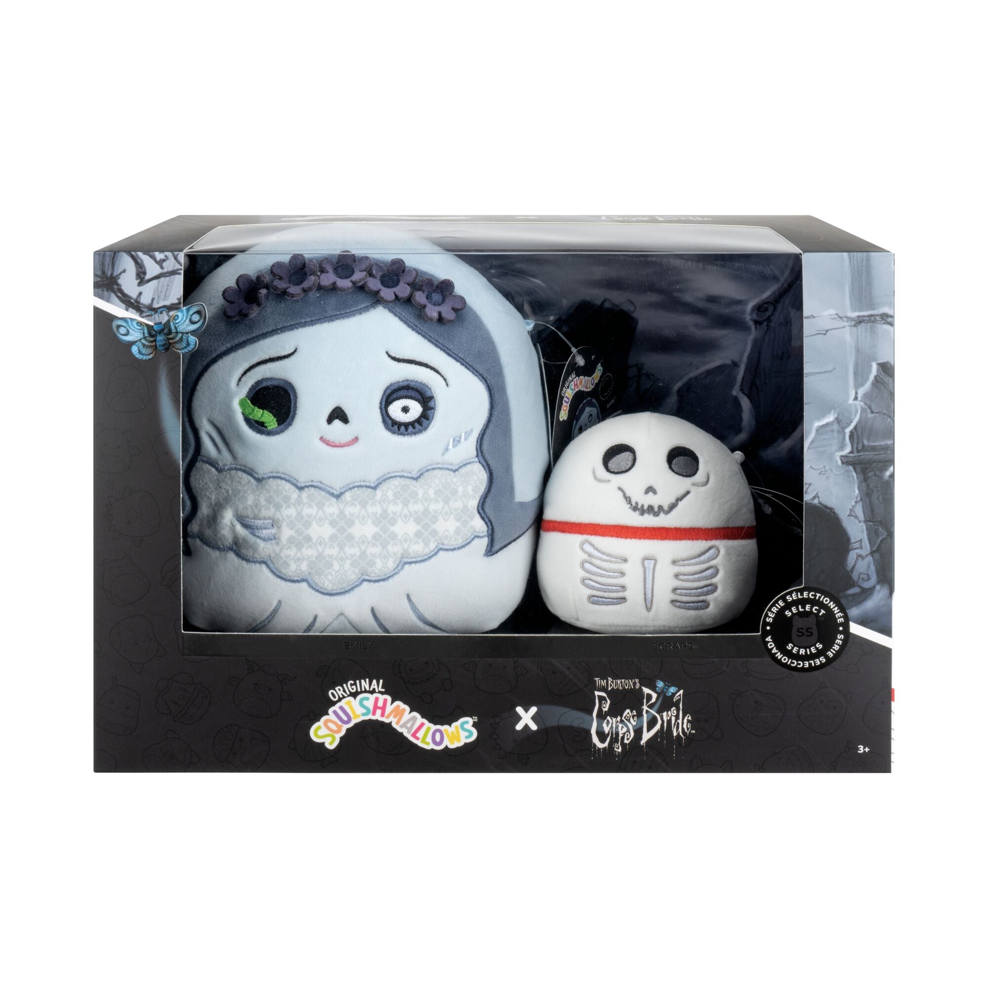 Corpse Bride 8-Inch Emily with Worm and 4-Inch Scraps - Image 3