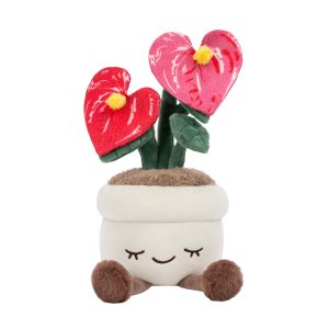 Greenhouse by Russ 12-Inch Flamingo Flower Plush